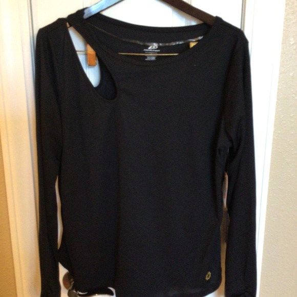Ladies Mesh Cutout ProPlayers Black Top Size L - Picture 1 of 5